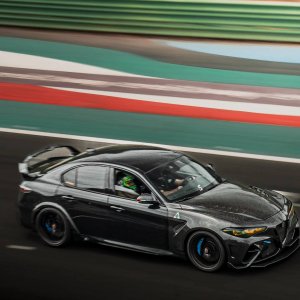 Alfa Romeo Giulia Quadrifoglio GTAm Conversion Kit by PariS'5 GaraGe - GTAm Widebody Rear Arch Set - Carbon Fiber